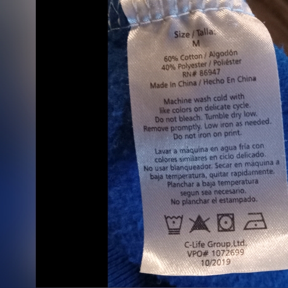 Pac-Man Hoodie Size Medium. FF238 - Picture 5 of 6